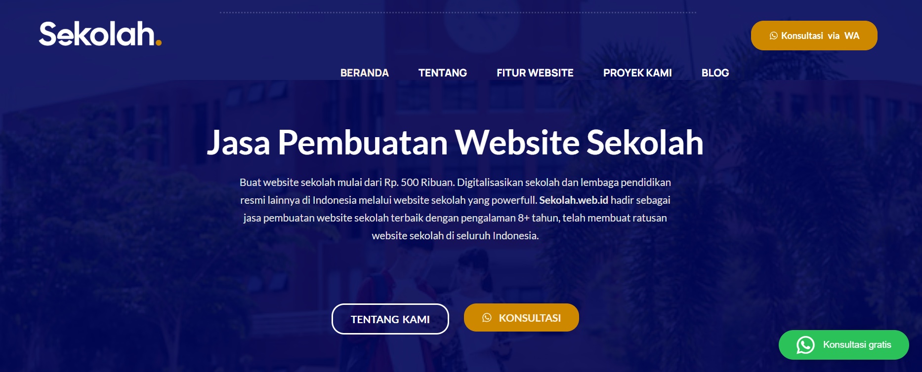 Jasa Website Sekolah